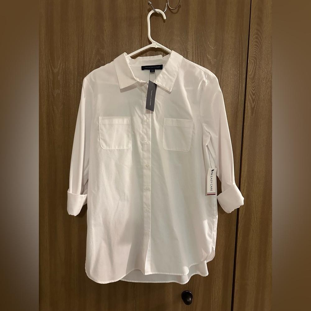 Tommy Hilfiger Women's White Blouse